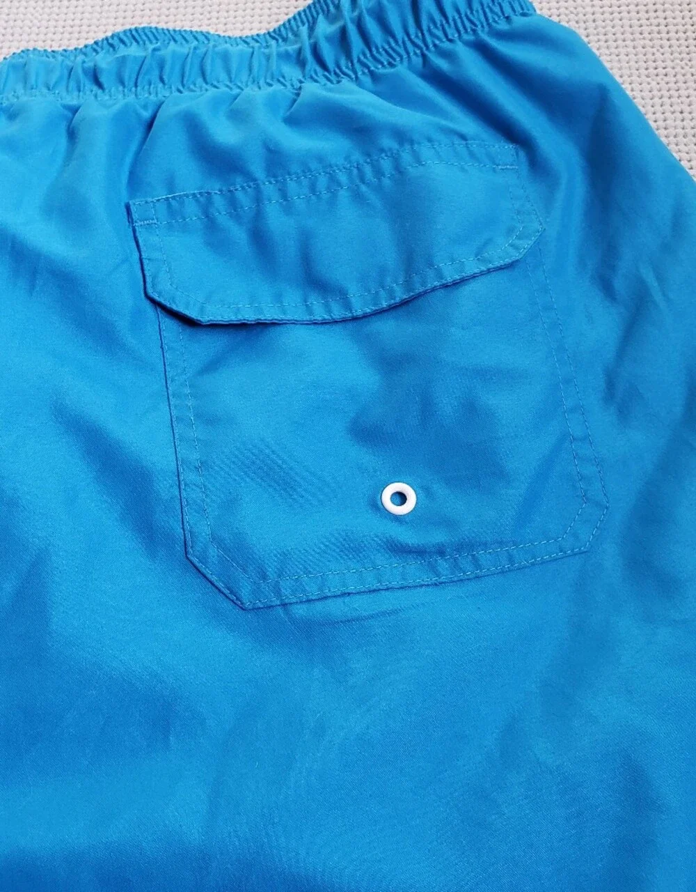 St. John's Bay Men's  Bright Blue Swim Trunks with‎ Drawstring XXL